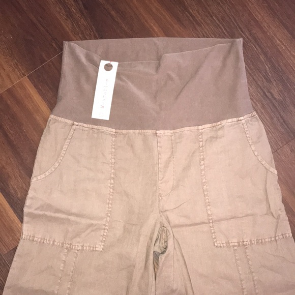 ❌SOLD❌ XCVI Wearables Linen / Cotton Blend Garni Cropped Pants NWT - Picture 4 of 8